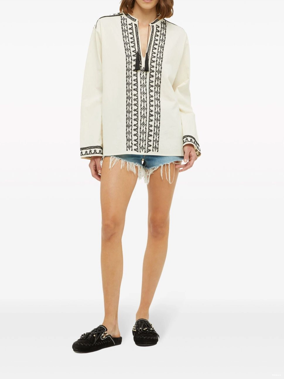 Cheap tassel-detail shirt Alanui Women 0728